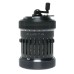 Curta mechanical hand-held calculator in metal case vintage Contina