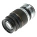 Ernst Leitz Elmar 1:4 f=9cm Leica camera M39 brass black paint lens patina