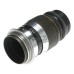 Ernst Leitz Elmar 1:4 f=9cm Leica camera M39 brass black paint lens patina