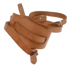Tan leather camera neck shoulder strap vintage film camera accessory