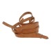 Tan leather camera neck shoulder strap vintage film camera accessory
