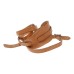 Tan leather camera neck shoulder strap vintage film camera accessory