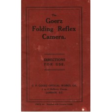 Goertz folding reflex camera directions for use manual