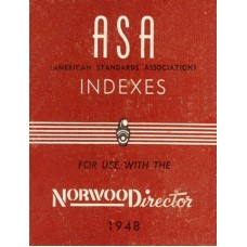 Asa indexes for norwood director 1948 exposure meter