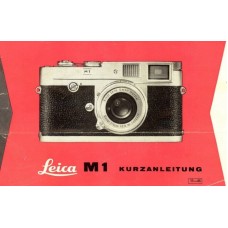 Leica kamera m1 kurzanleitung gebrauchanleitung buch