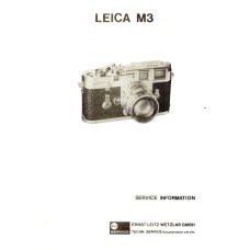 Leica m3 camera 35mm range finder service information