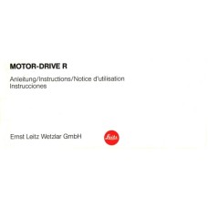 Motor-drive r kamera instructions user manual