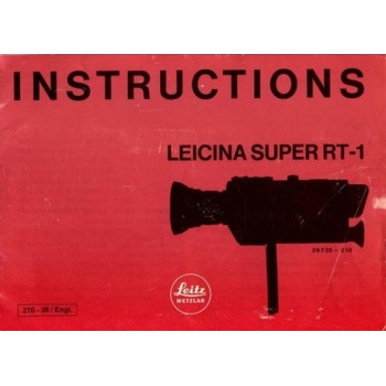 Instructions manual leicina super rt-1 ping