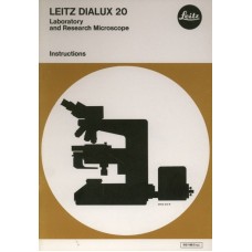 Leitz dialux 20 research microscope instruction only