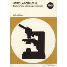 Leitz laborlux 11 microscope instruction manual only