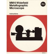 Leitz mm6 widefield metallographic microscope manual