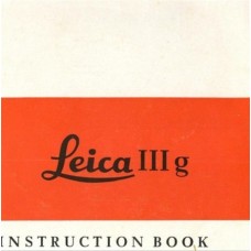 Leica iiig (3g) camera instruction book
