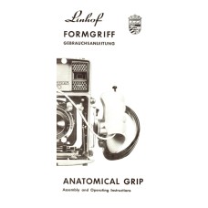 Linhof form grip vintage film camera grip user instruction manual