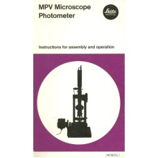 Leitz mpv microscope photometer assembly instructions