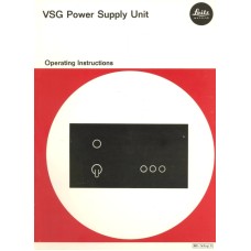 Leitz vsg power supply unit operating instructions