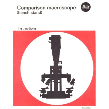 Leitz bench stand comparison macroscope instructions