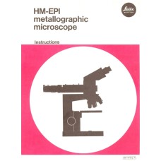 Leitz hm-epi metallographic microscope instructions