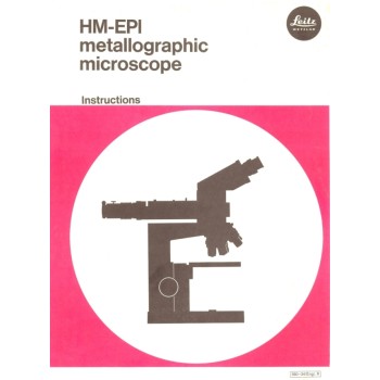 Leitz hm-epi metallographic microscope instructions