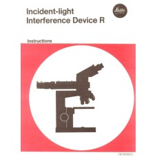 Leitz incident-light interference device r instructions