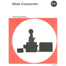 Leitz wetzlar mask comparator brief instructions manual