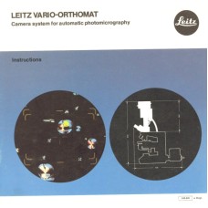 Leitz vario-orthomat photomicrography instructions