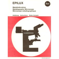Leitz epilux metallographic microscope instructions