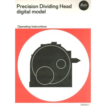 Leitz precision dividing head digital model instruction
