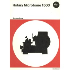 Leitz rotary microtome operating instructions manual