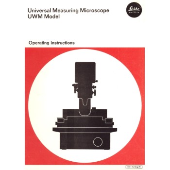 Leitz universal measuring microscope uwm model manual