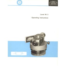 Zeiss level ni 3 operating instructions manual data