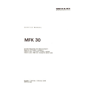 Wild magazine motor transport service manual mfk 30