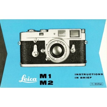 Leica m1 m2 camera instructions in brief manual
