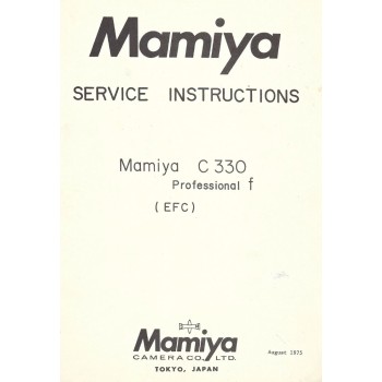 Mamiya service instructions mamiya c330 professional user manual