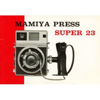 Mamiya press super 23 camera instruction manual