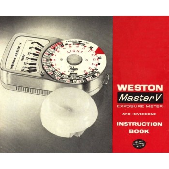 Weston master v invercone exposure meter instructions
