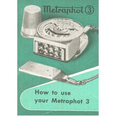 Metawatt vintage light meter user instruction manual