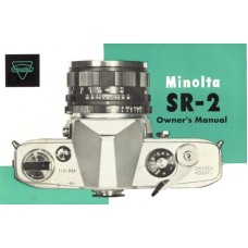 Minolta sr-2 camera kogaku owners instruction manual