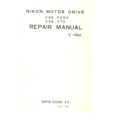 Nikon motor drive f36 f250 s36 s72 repair manual kokagu