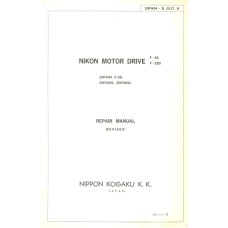 Nikon kogaku motor drive f36 f250 repair manual