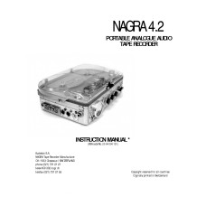 Nagra 4.2 instruction manual portable sound recorder