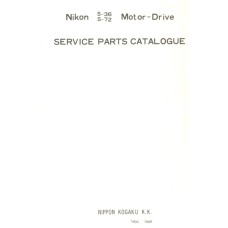 Nikon service parts catalog s-36 s-72 motor drive