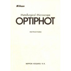 Nikon optiphot metalurgical microscope instruction