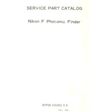 Nikon f kogaku photomic finder service parts catalog