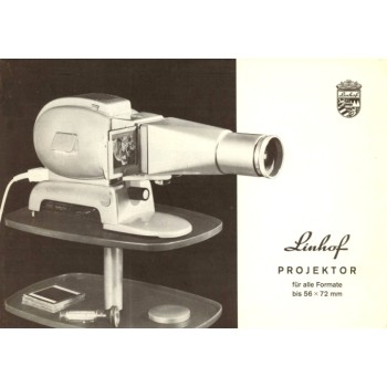 Linhof projector fur all formate bis 56x72mm anleitung
