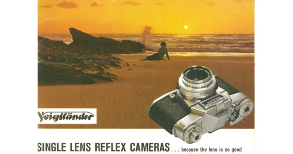 Buy voigtlander single lens reflex caemras brochure | vintage film ...