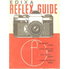 Edixa-mat slr reflex camera guide for use manual book