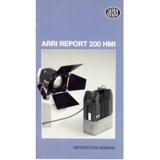 Arriflex arri report ar 200 hmi lamp instruction manual