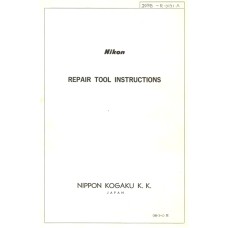 Nikon repair tools instructions nippon kogaku