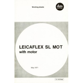 Leicaflex sl mot with motor working sheets leitz