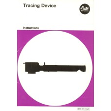 Leitz microscope tracing device instructions manual